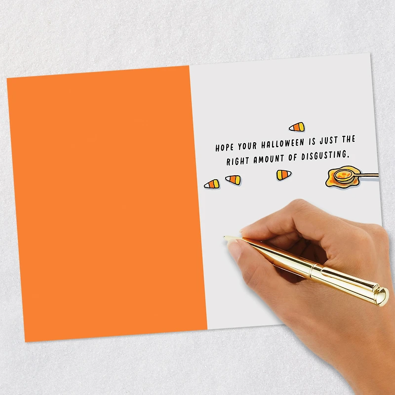 Just the Right Amount of Disgusting Funny Halloween Card for only USD 3.69 | Hallmark