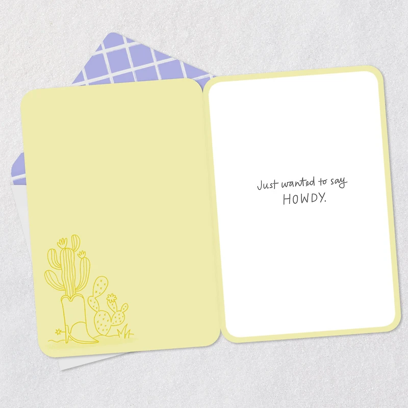 Just Wanted to Say Howdy Thinking of You Card for only USD 2.99 | Hallmark