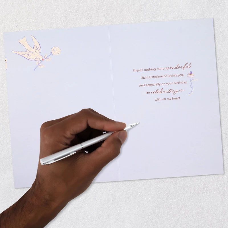 Celebrating You and a Lifetime of Love Romantic Birthday Card for Wife for only USD 8.99 | Hallmark