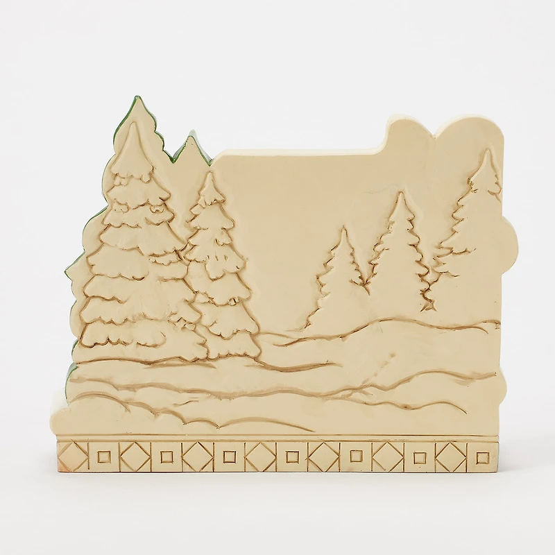 Jim Shore Heartwood Creek Merry Christmas Lodge Sign Figurine, 5.63" for only USD 44.99 | Hallmark