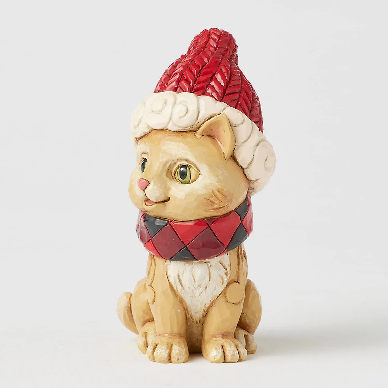Jim Shore Heartwood Creek Holiday Cat Figurine, 4.1" for only USD 27.99 | Hallmark