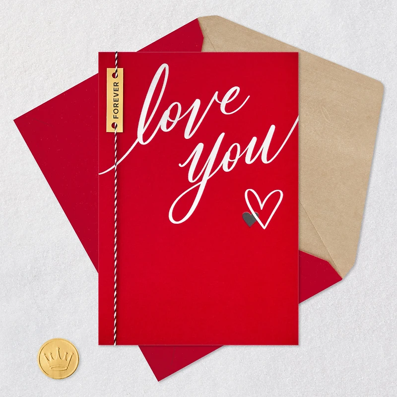 Love You Forever Romantic Valentine's Day Card for only USD 7.99 | Hallmark