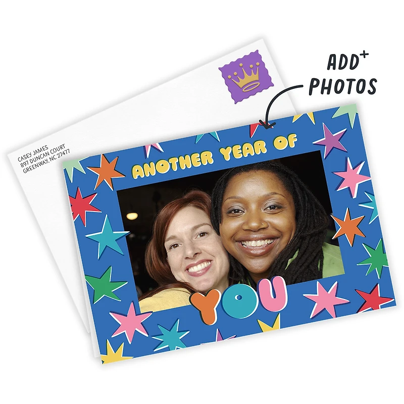 Another Year of You Bright Stars Custom Birthday Card for only USD 4.99 | Hallmark
