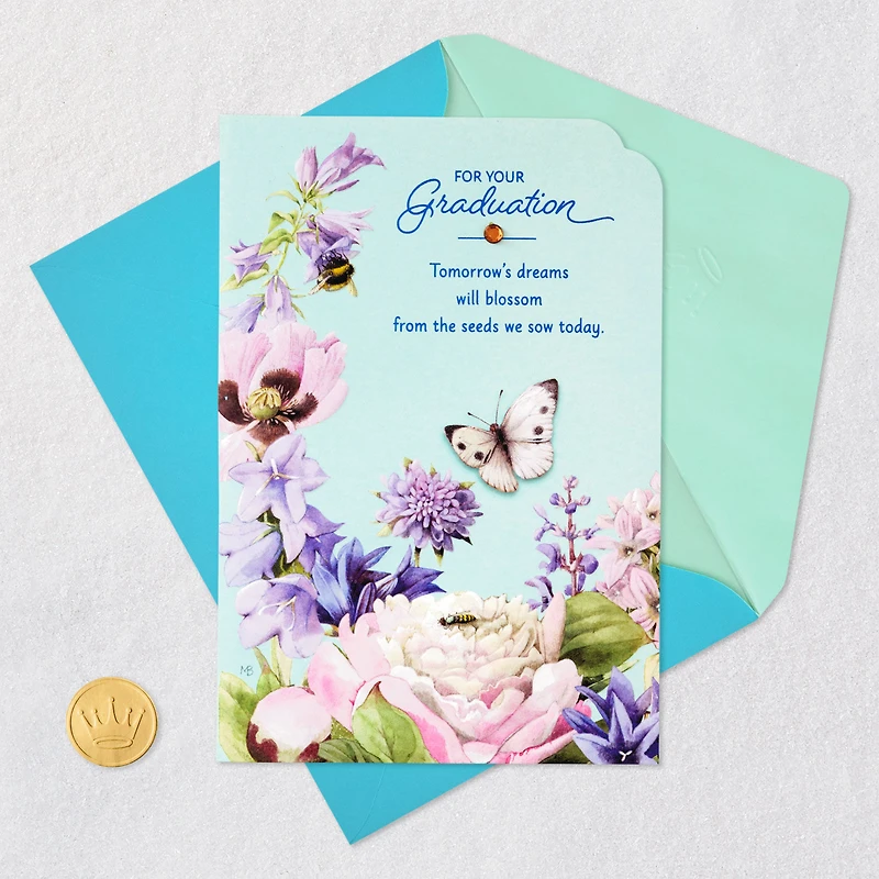 Marjolein Bastin Tomorrow's Dreams Will Blossom Graduation Card for only USD 5.99 | Hallmark