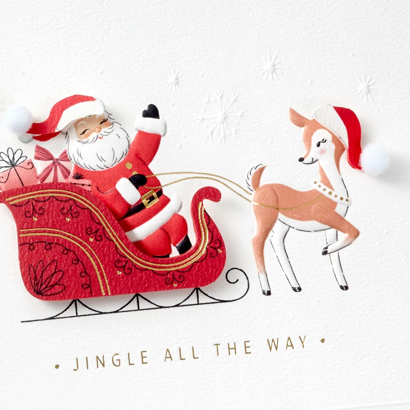 Santa Claus Sleigh Boxed Christmas Cards, Pack of 12 for only USD 17.49 | Hallmark