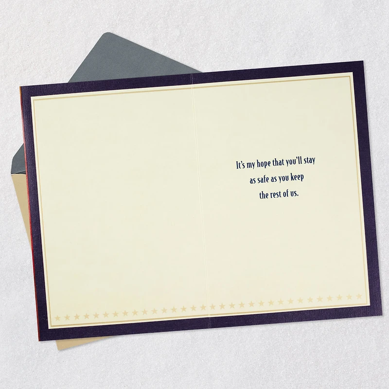 I Hope You'll Stay Safe Military Appreciation Card for only USD 5.59 | Hallmark