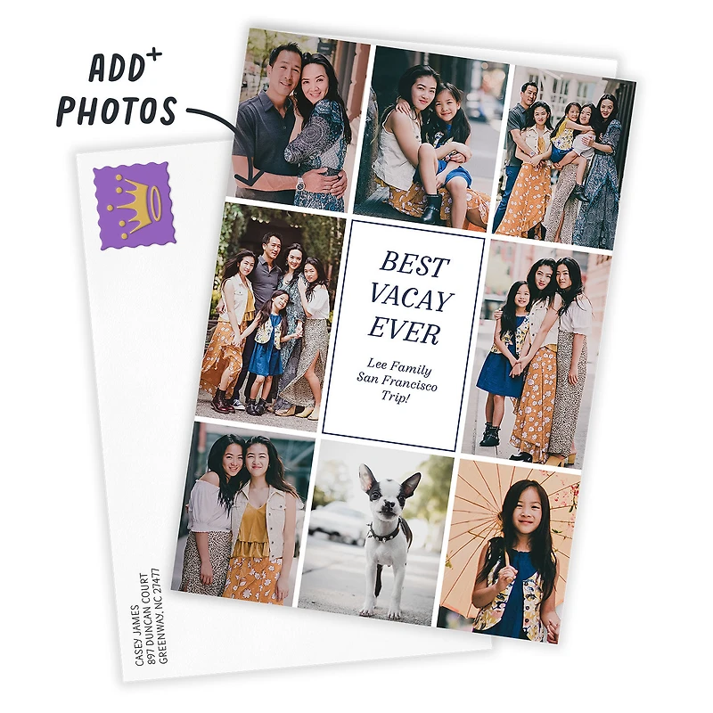 Personalized Photo Collage Border Photo Card for only USD 4.99 | Hallmark