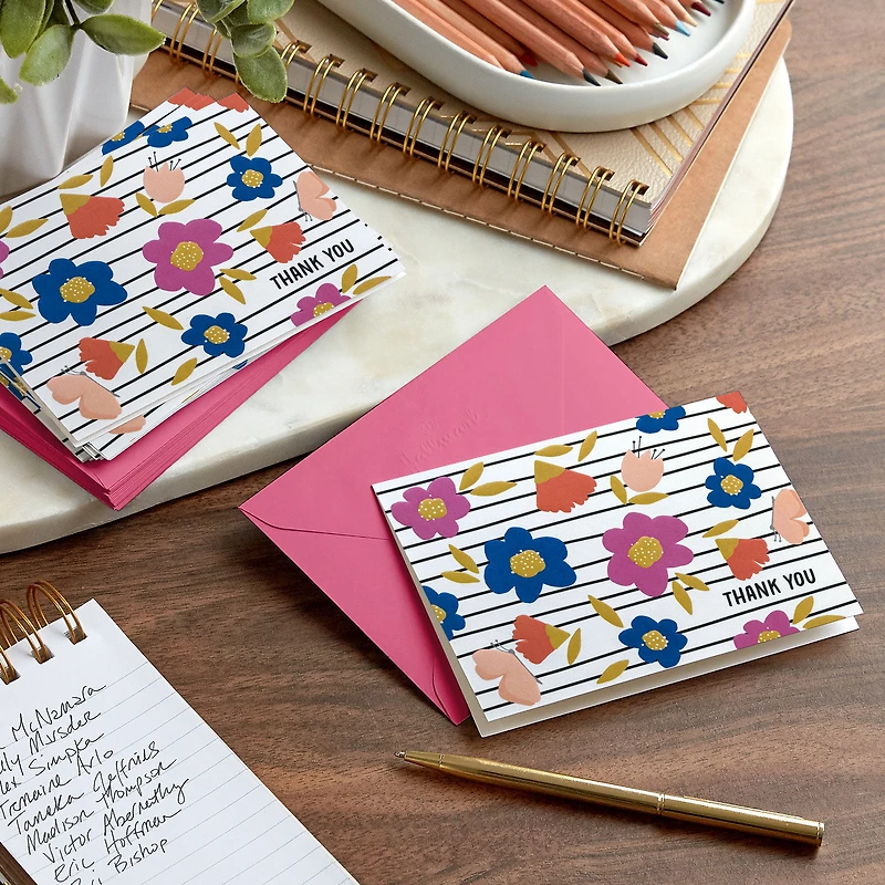 Bright Poppies Blank Thank You Notes, Pack of 10 for only USD 10.49 | Hallmark