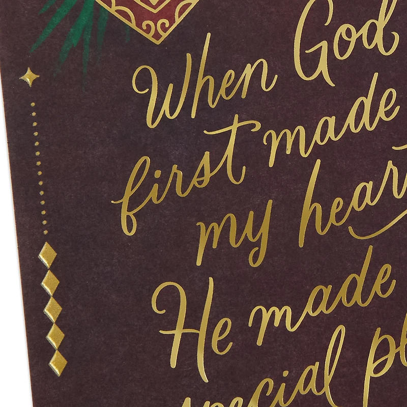 God Made a Special Place in My Heart for You Romantic Religious Christmas Card for only USD 4.59 | Hallmark