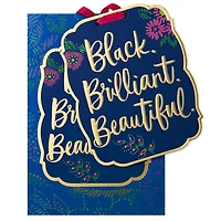 Black, Brilliant and Beautiful Birthday Card With Decoration for only USD 5.99 | Hallmark