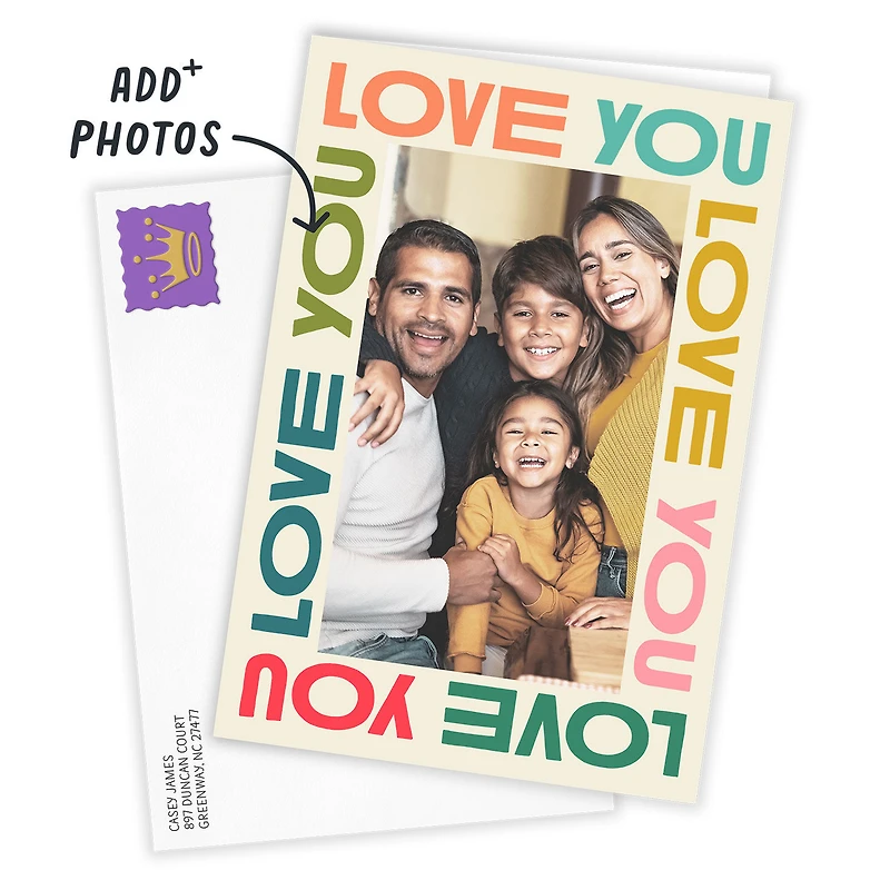 Bold Love You Frame Custom Card for only USD 4.99 | Hallmark