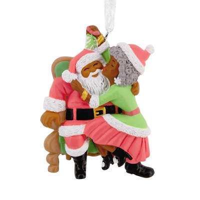 Mahogany Santa and Mrs. Claus Hallmark Ornament for only USD 11.49 | Hallmark