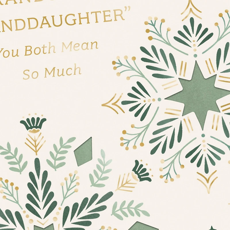 Memorable Moments and Time to Share Christmas Card for Grandson and "Granddaughter" for only USD 3.99 | Hallmark