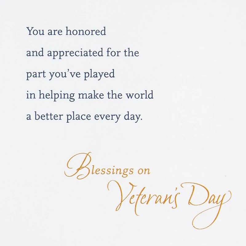 Thanking God for Your Service Religious Veterans Day Card for only USD 2.99 | Hallmark