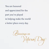 Thanking God for Your Service Religious Veterans Day Card for only USD 2.99 | Hallmark