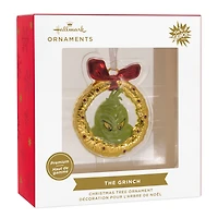 Dr. Seuss's How the Grinch Stole Christmas!™ Grinch in Wreath Metal Hallmark Ornament for only USD 17.49 | Hallmark