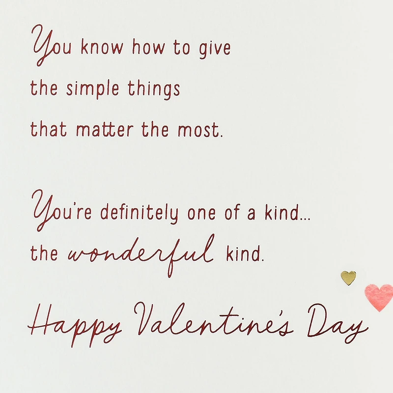 You're One-of-a-Kind Wonderful Valentine's Day Card for only USD 6.99 | Hallmark