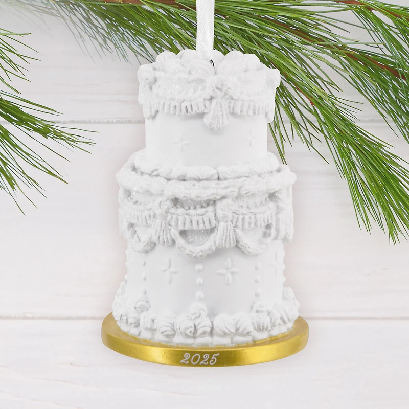 Tiered Wedding Cake 2025 Hallmark Ornament for only USD 14.99 | Hallmark