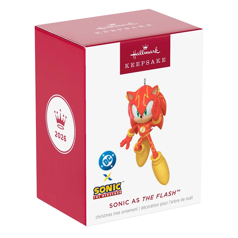 DC™ x Sonic the Hedgehog™ Sonic as The Flash™ Ornament for only USD 23.99 | Hallmark