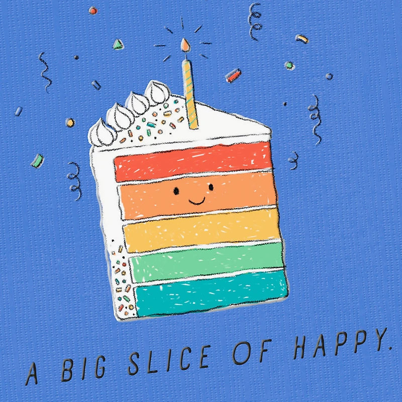 Big Slice of Happy Birthday Card for only USD 3.99 | Hallmark