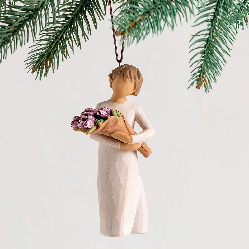 Willow Tree Surprise Tulip Bouquet Figurine Ornament, 4" H for only USD 24.99 | Hallmark