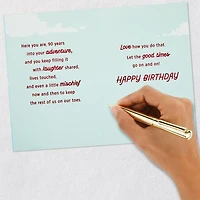 Love How You Live Your Adventure 90th Birthday Card for only USD 5.59 | Hallmark