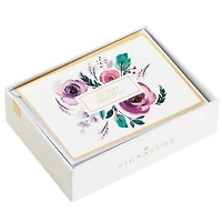 Purple Flowers Blank Thank-You Notes, Box of 8 for only USD 14.99 | Hallmark