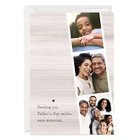Sending Smiles and Warm Memories Photo Strip Custom Father's Day Card for only USD 4.99 | Hallmark