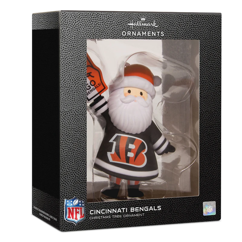 NFL Cincinnati Bengals Santa Fan Hallmark Ornament for only USD 12.99 | Hallmark