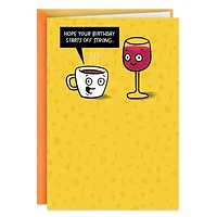 Coffee and Wine Funny Birthday Card for Adult for only USD 3.99 | Hallmark