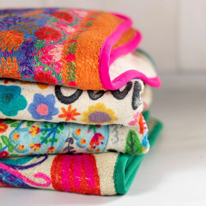 Natural Life Multicolor Microfiber Dish Cloths, Set of 4 for only USD 16.99 | Hallmark