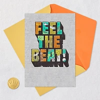 Feel the Beat Musical Icons Lettering Birthday Card for Kids for only USD 3.99 | Hallmark