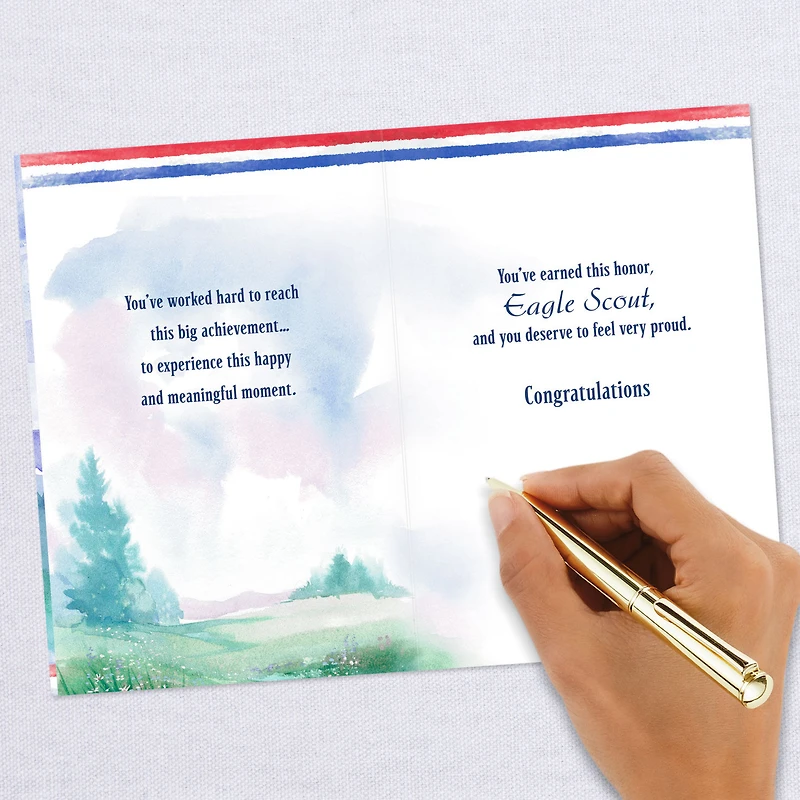 A Model of Character Eagle Scout Congratulations Card for only USD 2.99 | Hallmark