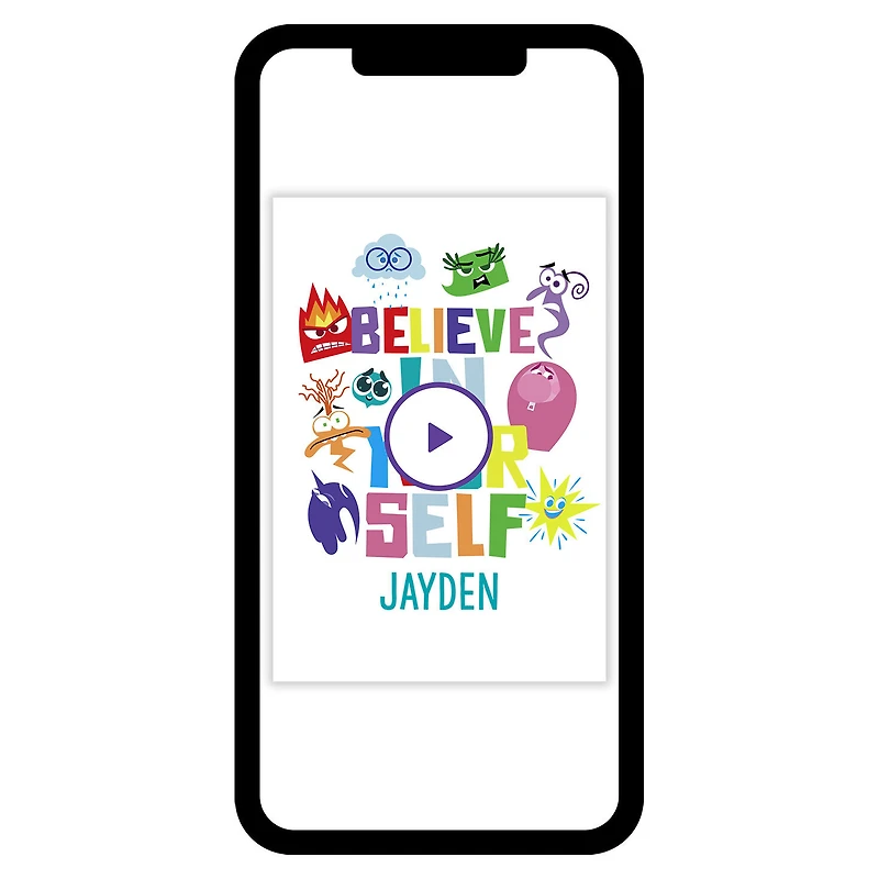 Disney/Pixar Inside Out 2 Believe in Yourself Custom Encouragement Card for only USD 4.99 | Hallmark