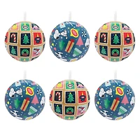Peanuts® Tin Ball Hallmark Ornaments, Set of 12 for only USD 31.49 | Hallmark
