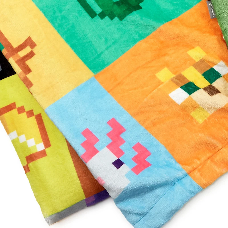 Minecraft Game Icons Throw Blanket, 51x62 for only USD 39.99 | Hallmark