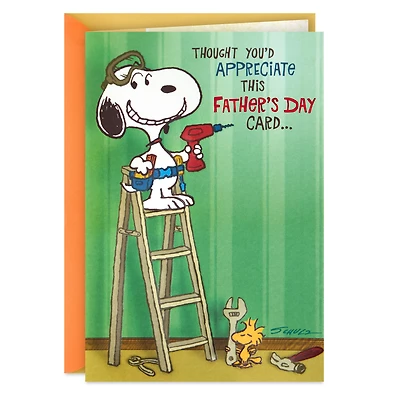 Peanuts® Snoopy Fixer-Upper Funny Father's Day Card for only USD 4.99 | Hallmark