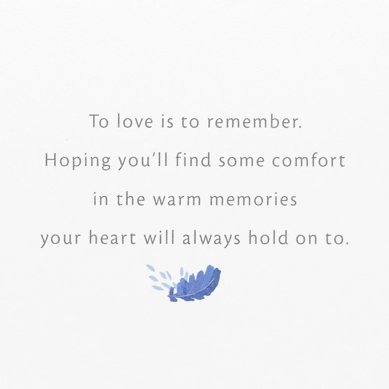 Wishing You Comfort and Warm Memories Sympathy Card for only USD 5.59 | Hallmark