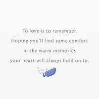 Wishing You Comfort and Warm Memories Sympathy Card for only USD 5.59 | Hallmark