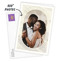 Art Deco Gold Oval Frame Custom Card for only USD 4.99 | Hallmark