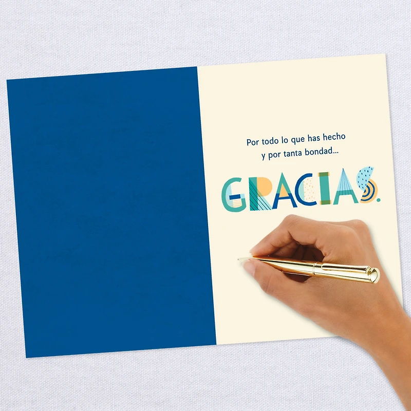 Gracias Lettering Spanish-Language Thank-You Card for only USD 3.59 | Hallmark