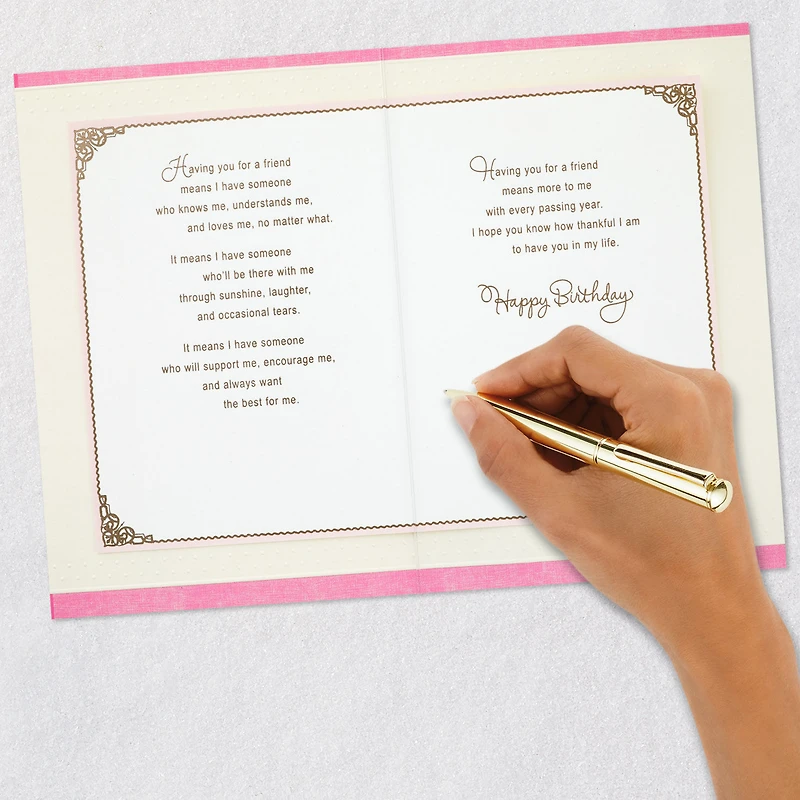 A Friend Like You Means So Much Birthday Card for Friend for only USD 8.59 | Hallmark