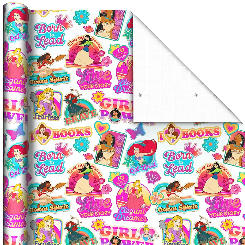 Disney Frozen and Disney Princesses Wrapping Paper Assortment, 60 sq. ft. for only USD 16.99 | Hallmark
