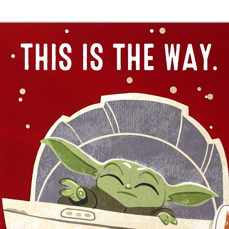 Star Wars: The Mandalorian™ and Grogu™ This Is the Way Money Holder Christmas Card for only USD 4.59 | Hallmark