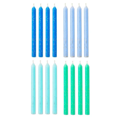 Cool Hues With Glitter Birthday Candles, Set of 16 for only USD 2.99 | Hallmark