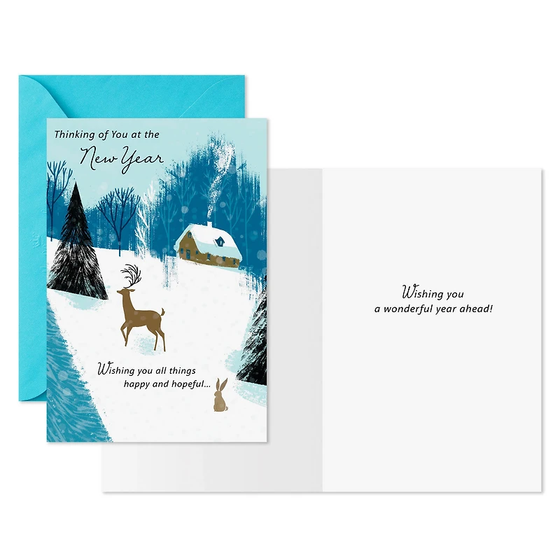 All Things Happy and Hopeful New Year Cards, Pack of 6 for only USD 4.99 | Hallmark