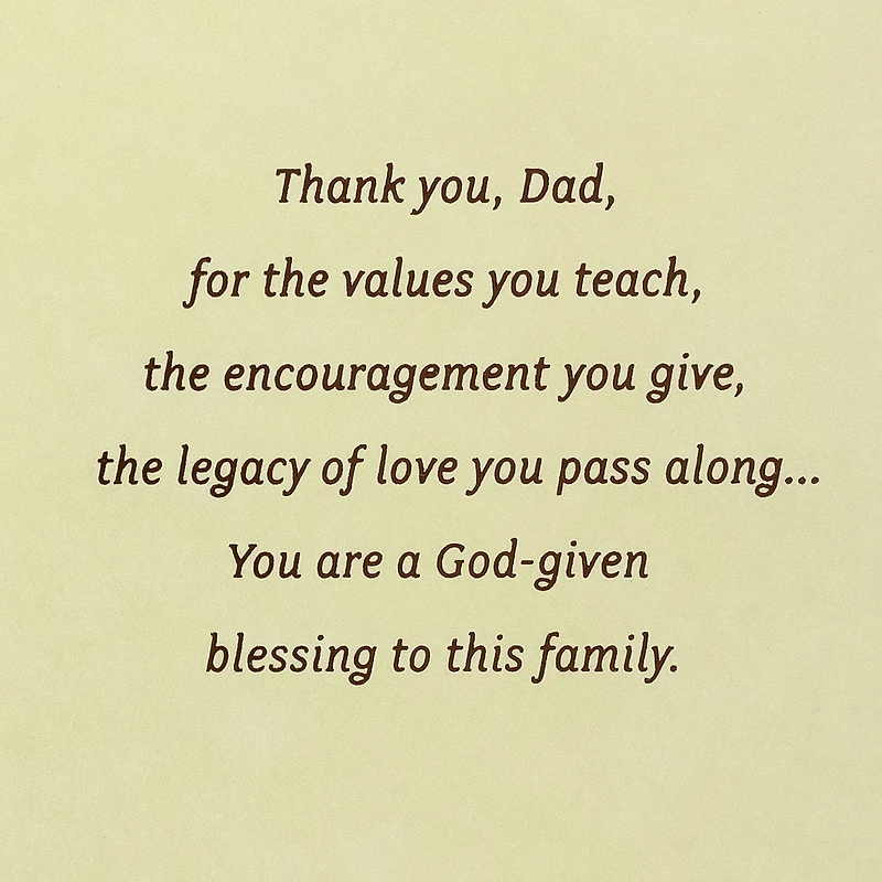 You Are a God-Given Blessing Religious Father's Day Card for Dad for only USD 5.59 | Hallmark