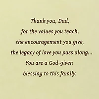 You Are a God-Given Blessing Religious Father's Day Card for Dad for only USD 5.59 | Hallmark