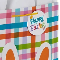 17" Bunny on Plaid Extra-Large Easter Gift Bag With Tissue Paper for only USD 9.99 | Hallmark