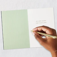 White Magnolias on Gray Sympathy Card for only USD 5.99 | Hallmark